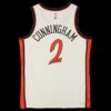 cade cunningham detroit pistons autographed nike 2024 25 city edition swingman jersey