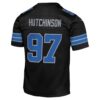 youth nike jameson williams black detroit lions game jersey (copy)