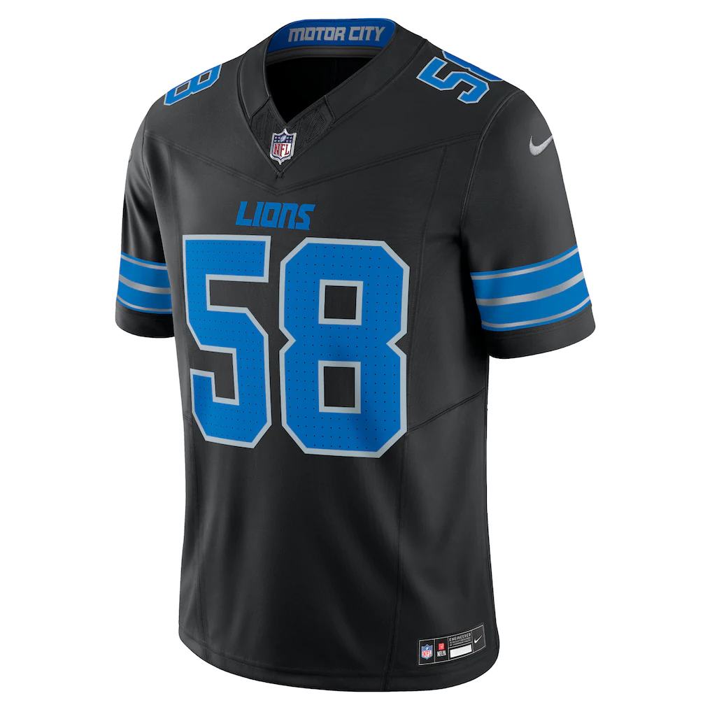 youth nike jameson williams black detroit lions game jersey (copy)